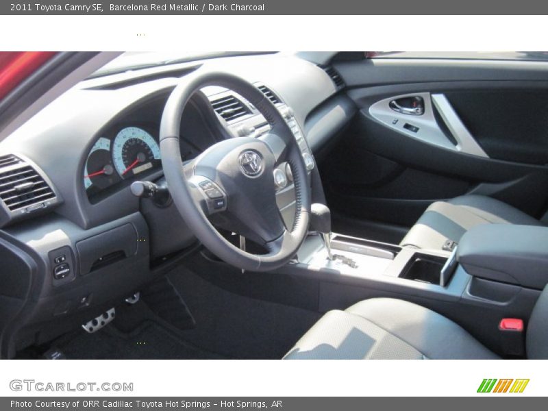 Barcelona Red Metallic / Dark Charcoal 2011 Toyota Camry SE