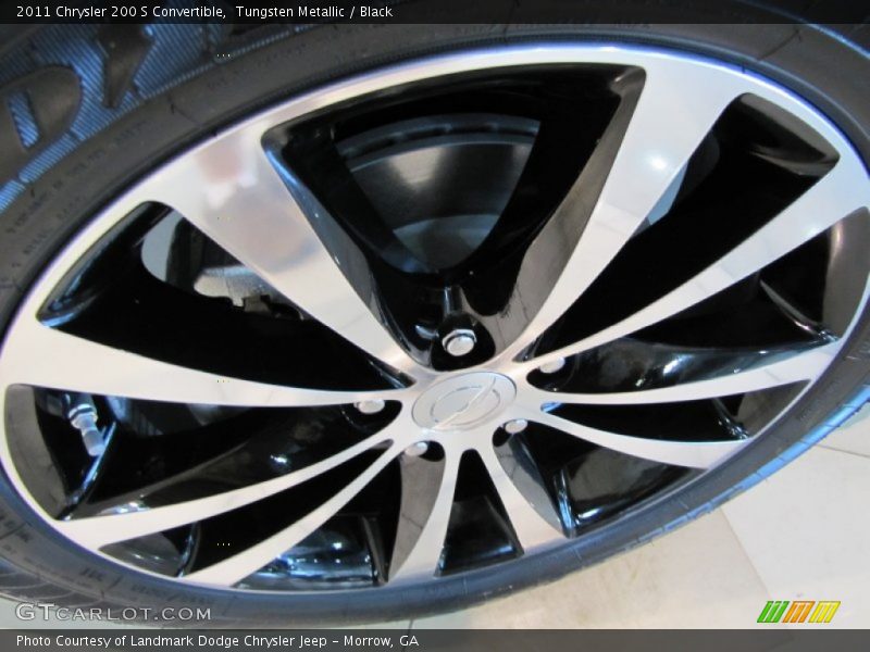 Tungsten Metallic / Black 2011 Chrysler 200 S Convertible