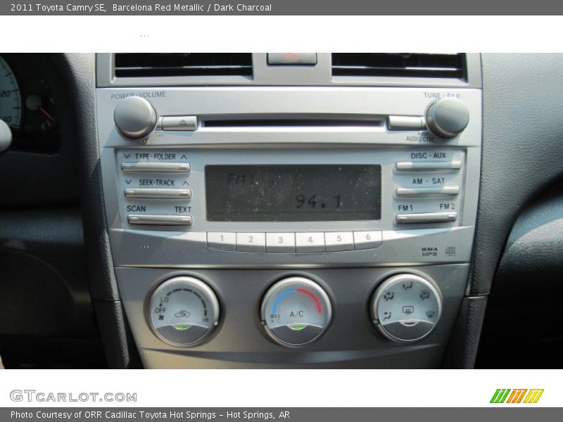 Barcelona Red Metallic / Dark Charcoal 2011 Toyota Camry SE