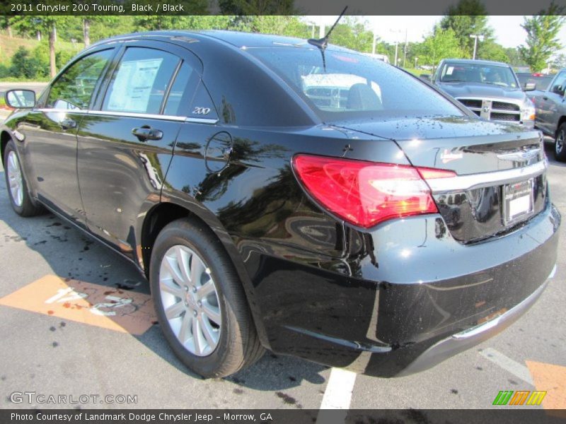 Black / Black 2011 Chrysler 200 Touring