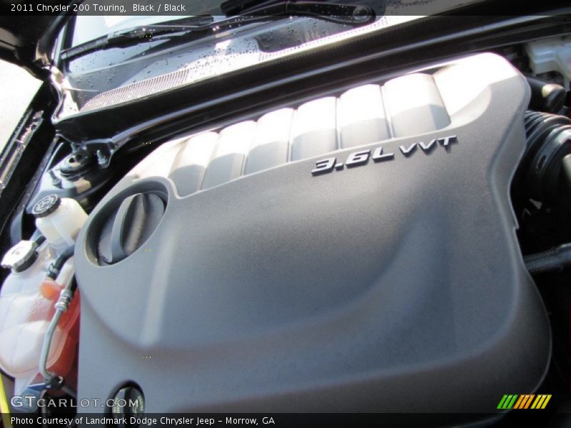 Black / Black 2011 Chrysler 200 Touring