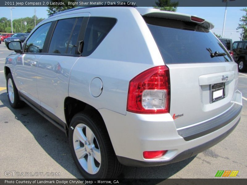 Bright Silver Metallic / Dark Slate Gray 2011 Jeep Compass 2.0 Latitude
