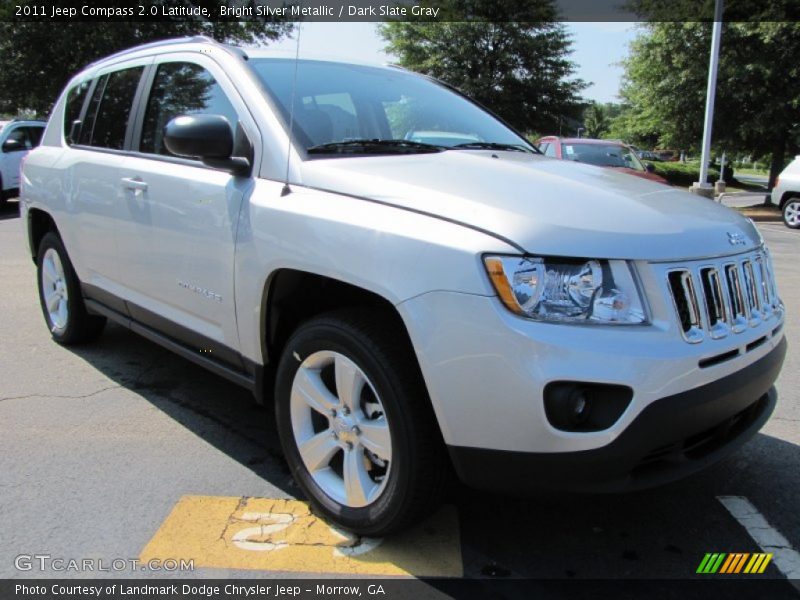 Bright Silver Metallic / Dark Slate Gray 2011 Jeep Compass 2.0 Latitude