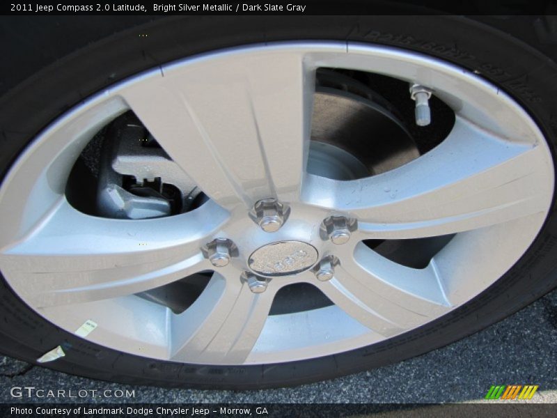 Bright Silver Metallic / Dark Slate Gray 2011 Jeep Compass 2.0 Latitude