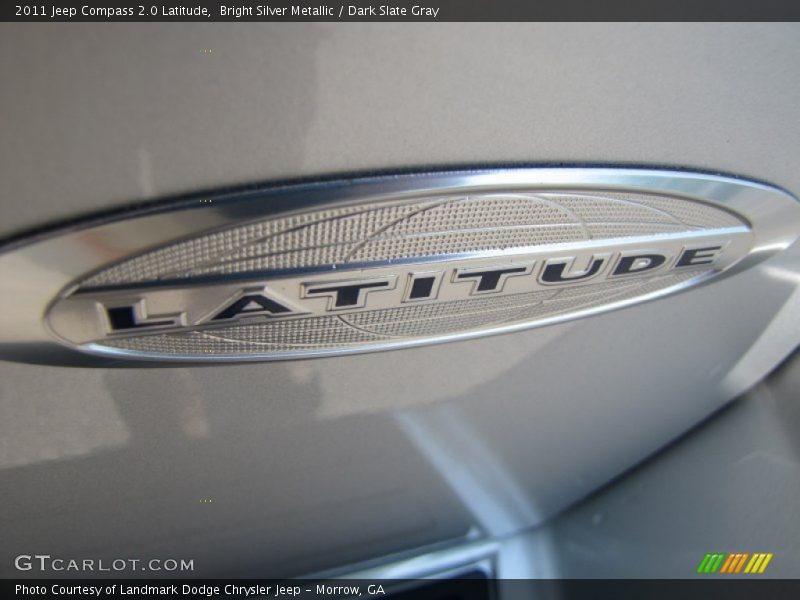 Bright Silver Metallic / Dark Slate Gray 2011 Jeep Compass 2.0 Latitude