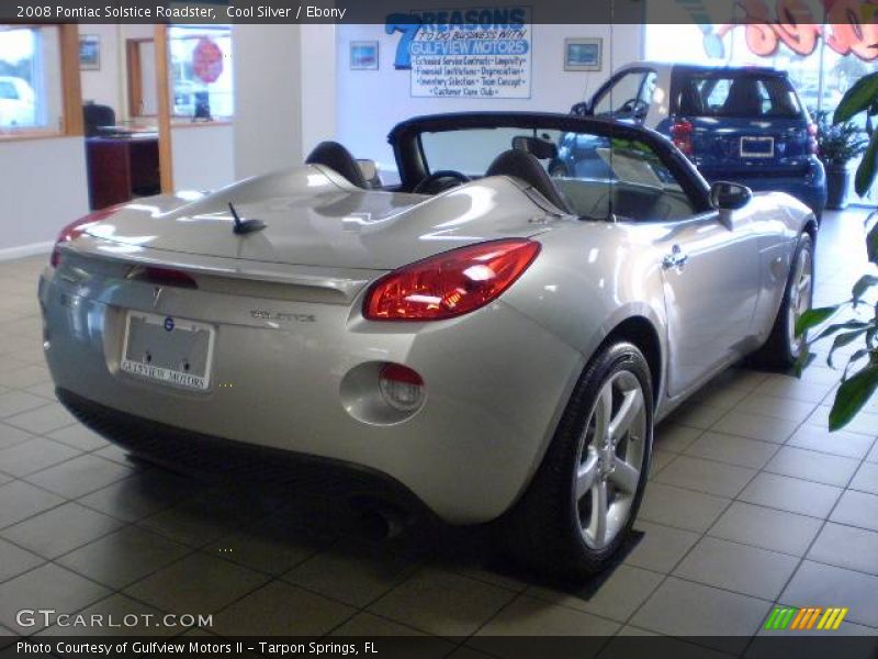 Cool Silver / Ebony 2008 Pontiac Solstice Roadster