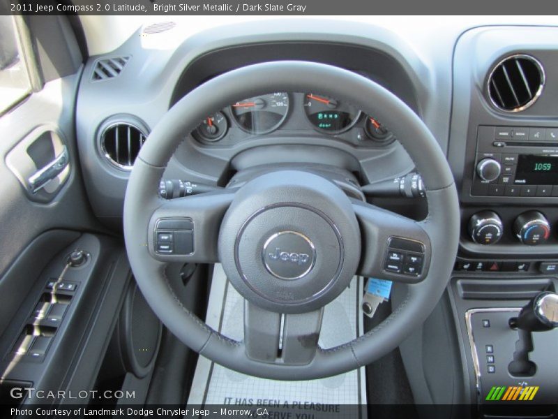 Bright Silver Metallic / Dark Slate Gray 2011 Jeep Compass 2.0 Latitude