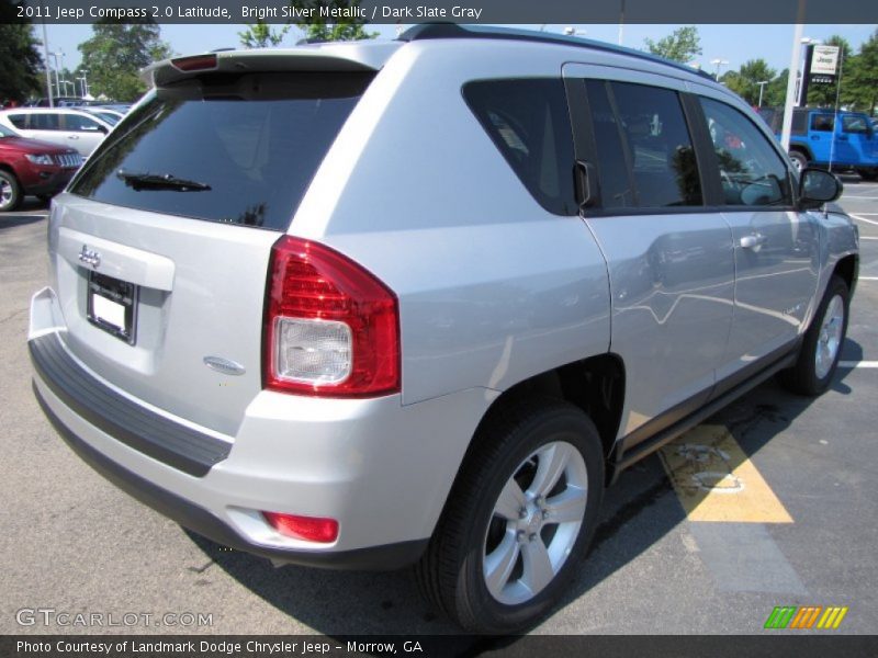 Bright Silver Metallic / Dark Slate Gray 2011 Jeep Compass 2.0 Latitude