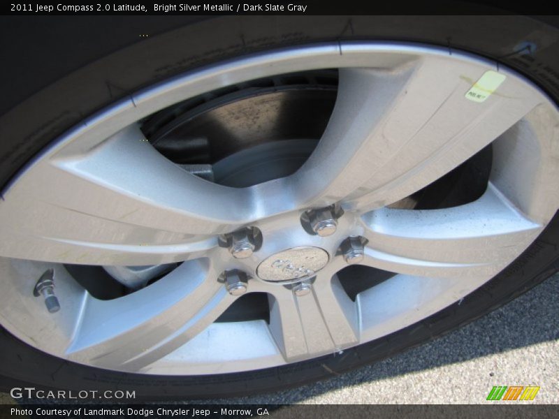 Bright Silver Metallic / Dark Slate Gray 2011 Jeep Compass 2.0 Latitude