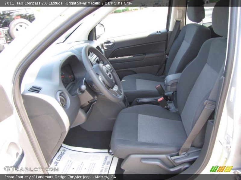 Bright Silver Metallic / Dark Slate Gray 2011 Jeep Compass 2.0 Latitude