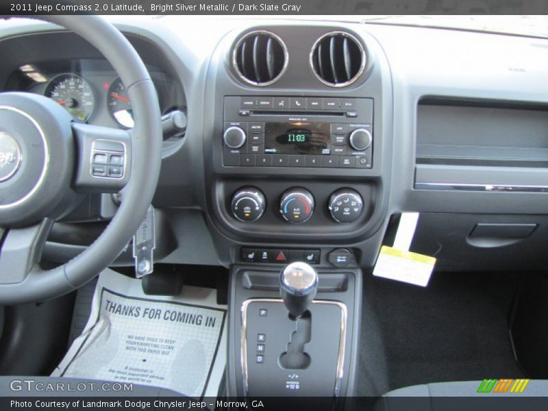 Bright Silver Metallic / Dark Slate Gray 2011 Jeep Compass 2.0 Latitude