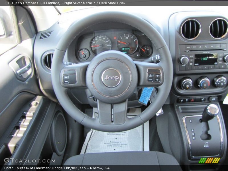 Bright Silver Metallic / Dark Slate Gray 2011 Jeep Compass 2.0 Latitude