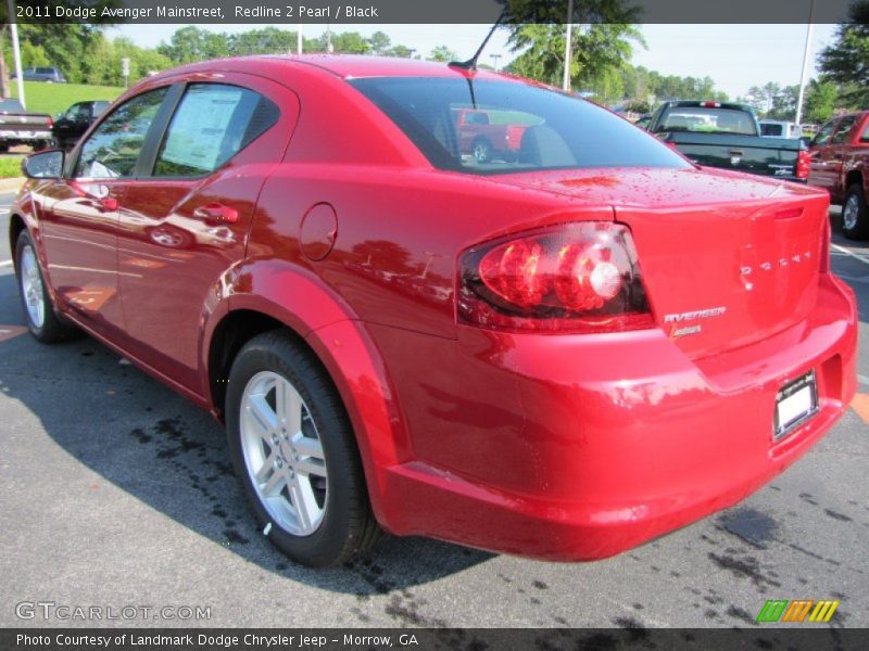 Redline 2 Pearl / Black 2011 Dodge Avenger Mainstreet