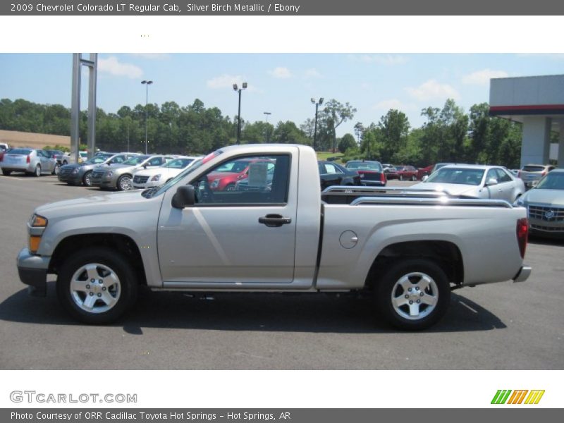 Silver Birch Metallic / Ebony 2009 Chevrolet Colorado LT Regular Cab