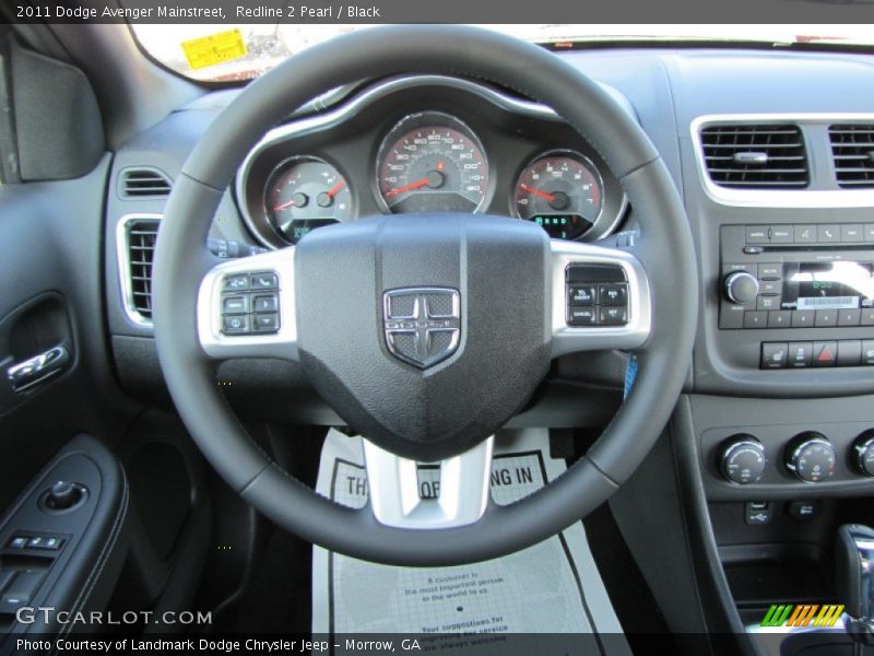 Redline 2 Pearl / Black 2011 Dodge Avenger Mainstreet