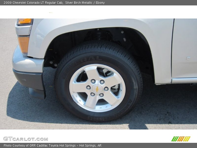 Silver Birch Metallic / Ebony 2009 Chevrolet Colorado LT Regular Cab