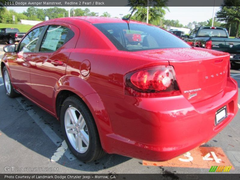 Redline 2 Pearl / Black 2011 Dodge Avenger Mainstreet