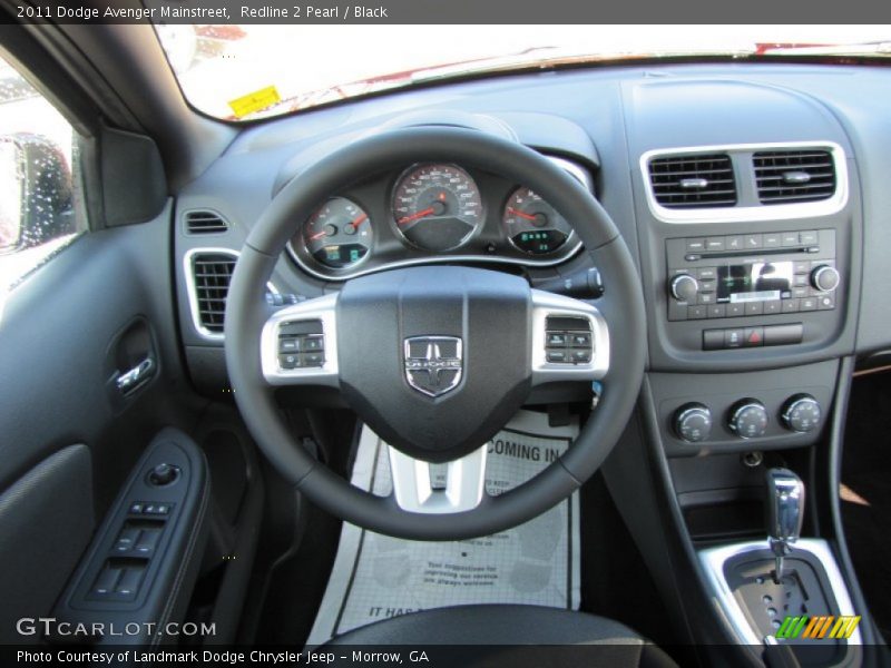 Redline 2 Pearl / Black 2011 Dodge Avenger Mainstreet