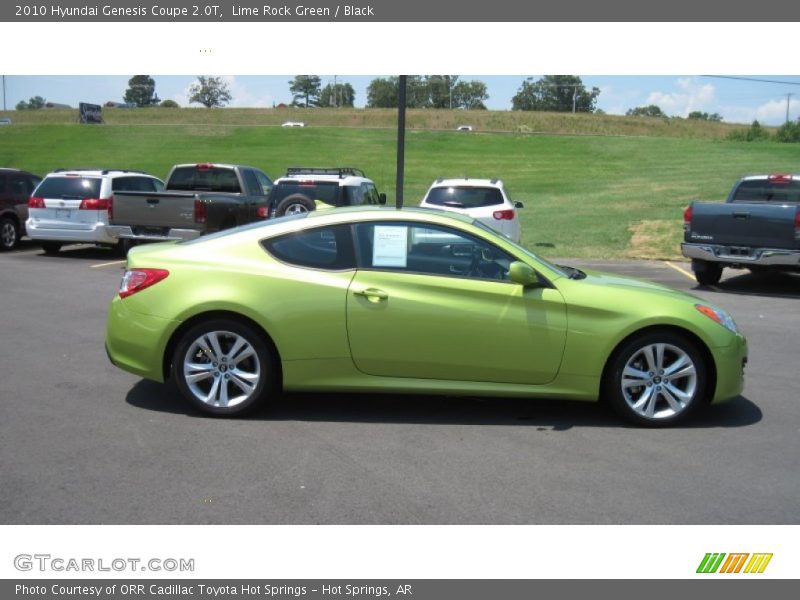 Lime Rock Green / Black 2010 Hyundai Genesis Coupe 2.0T