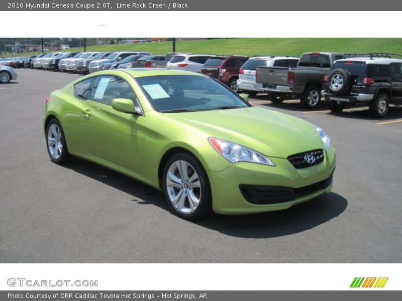 Lime Rock Green / Black 2010 Hyundai Genesis Coupe 2.0T