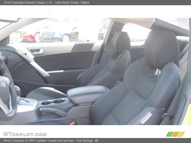 Lime Rock Green / Black 2010 Hyundai Genesis Coupe 2.0T