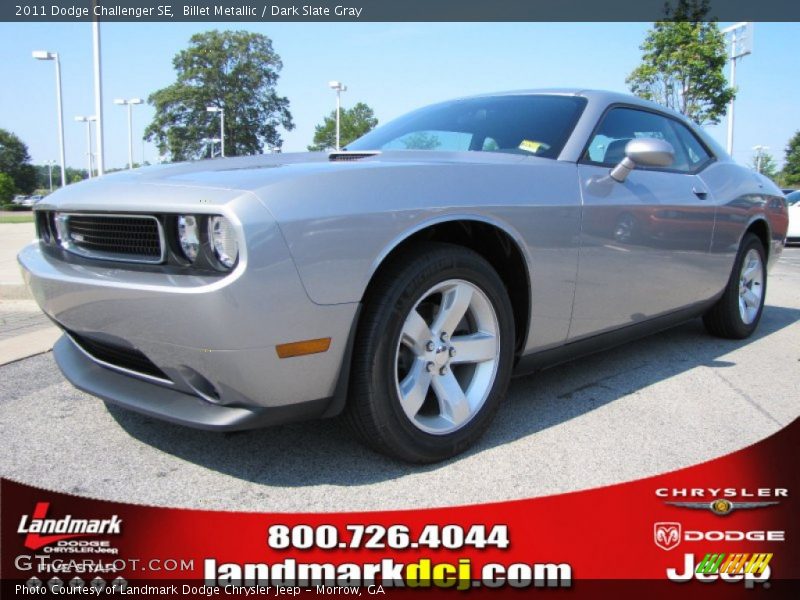 Billet Metallic / Dark Slate Gray 2011 Dodge Challenger SE