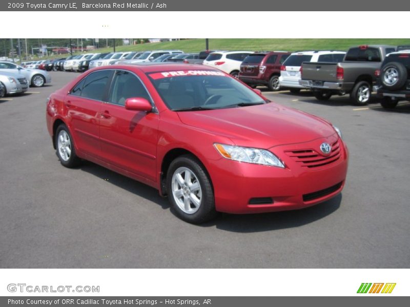 Barcelona Red Metallic / Ash 2009 Toyota Camry LE