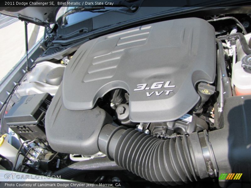 Billet Metallic / Dark Slate Gray 2011 Dodge Challenger SE