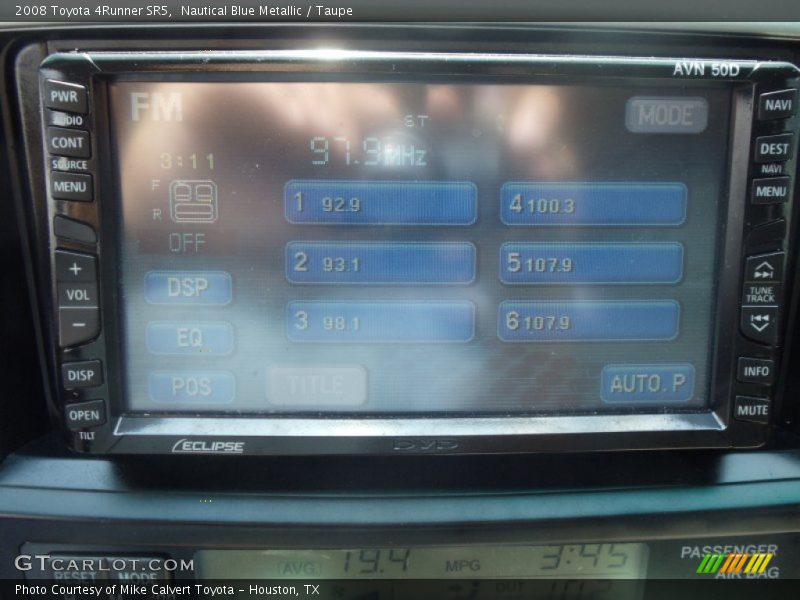 Nautical Blue Metallic / Taupe 2008 Toyota 4Runner SR5