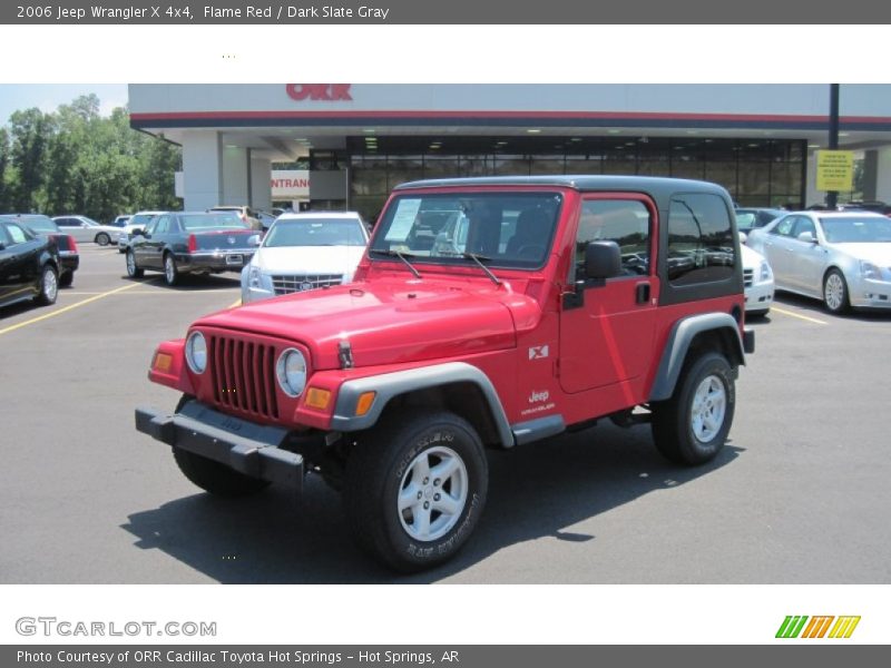 Flame Red / Dark Slate Gray 2006 Jeep Wrangler X 4x4