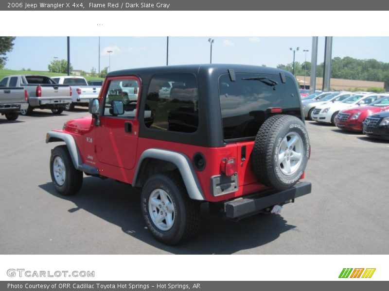 Flame Red / Dark Slate Gray 2006 Jeep Wrangler X 4x4