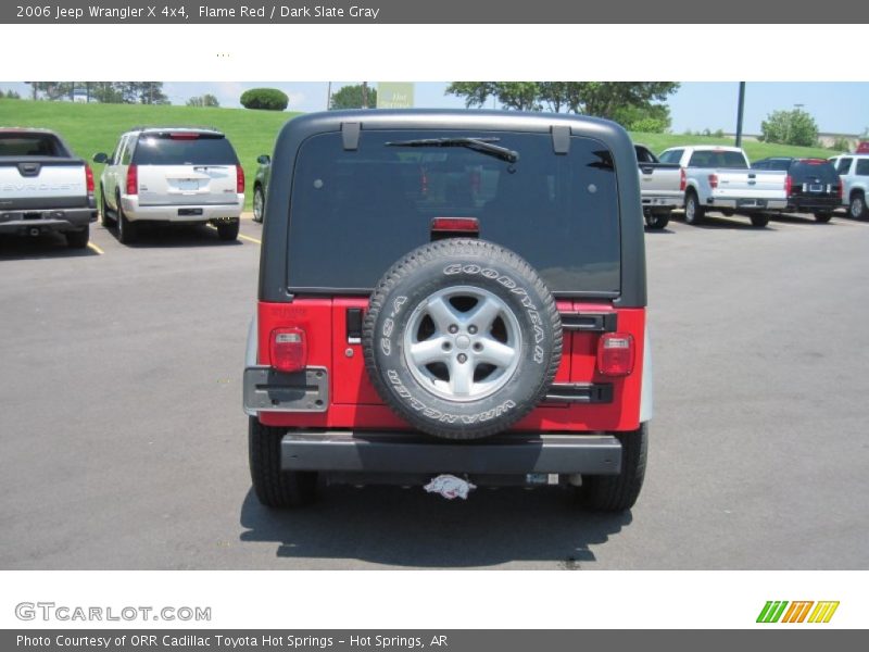 Flame Red / Dark Slate Gray 2006 Jeep Wrangler X 4x4
