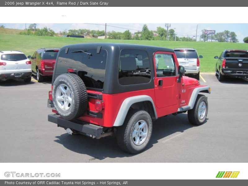 Flame Red / Dark Slate Gray 2006 Jeep Wrangler X 4x4