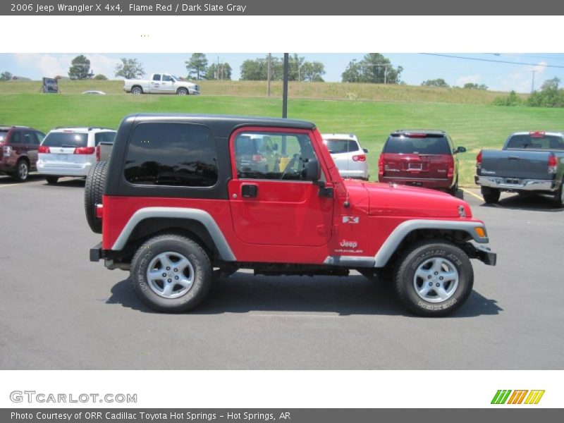 Flame Red / Dark Slate Gray 2006 Jeep Wrangler X 4x4