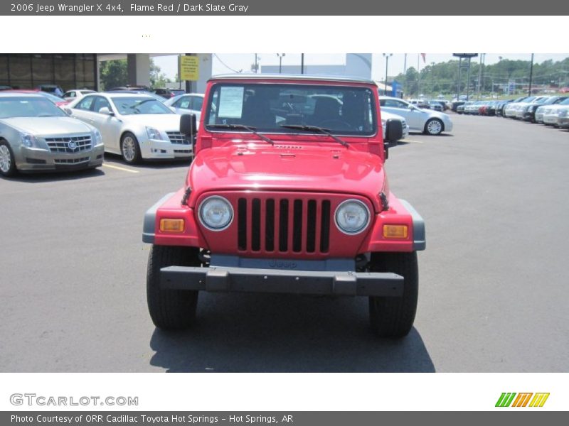 Flame Red / Dark Slate Gray 2006 Jeep Wrangler X 4x4