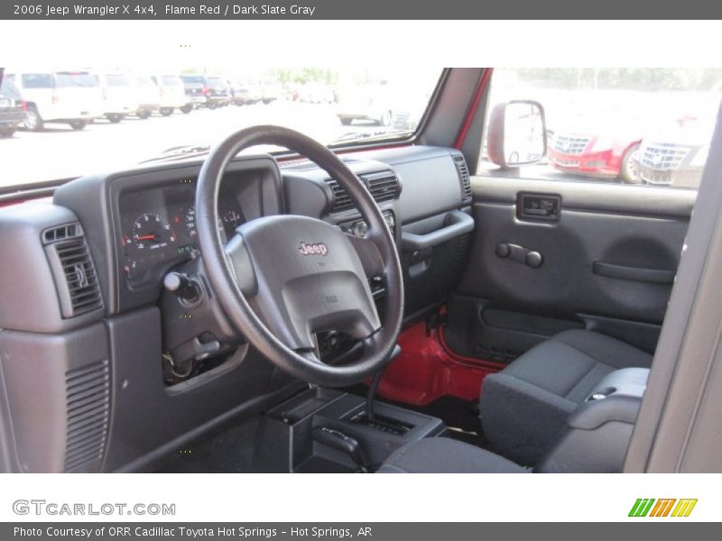 Flame Red / Dark Slate Gray 2006 Jeep Wrangler X 4x4