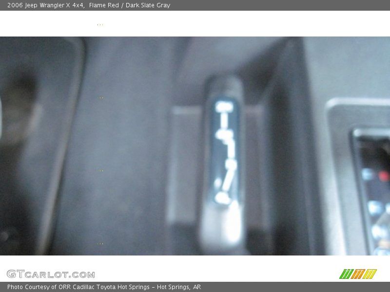 Flame Red / Dark Slate Gray 2006 Jeep Wrangler X 4x4