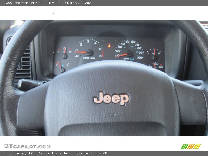 Flame Red / Dark Slate Gray 2006 Jeep Wrangler X 4x4