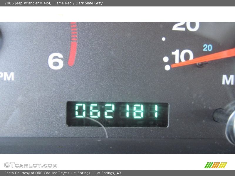 Flame Red / Dark Slate Gray 2006 Jeep Wrangler X 4x4
