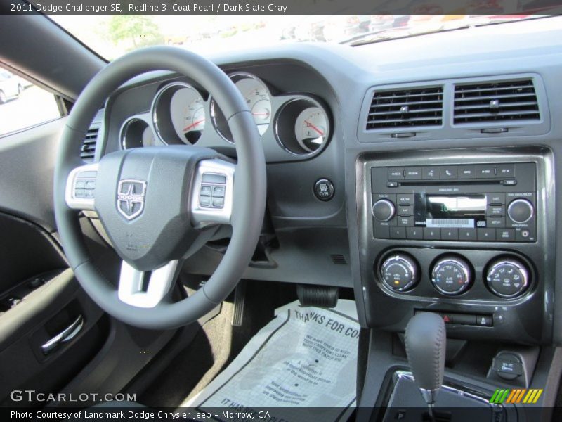 Redline 3-Coat Pearl / Dark Slate Gray 2011 Dodge Challenger SE