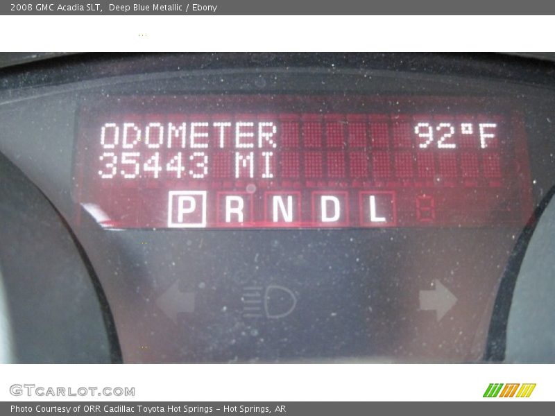 Deep Blue Metallic / Ebony 2008 GMC Acadia SLT