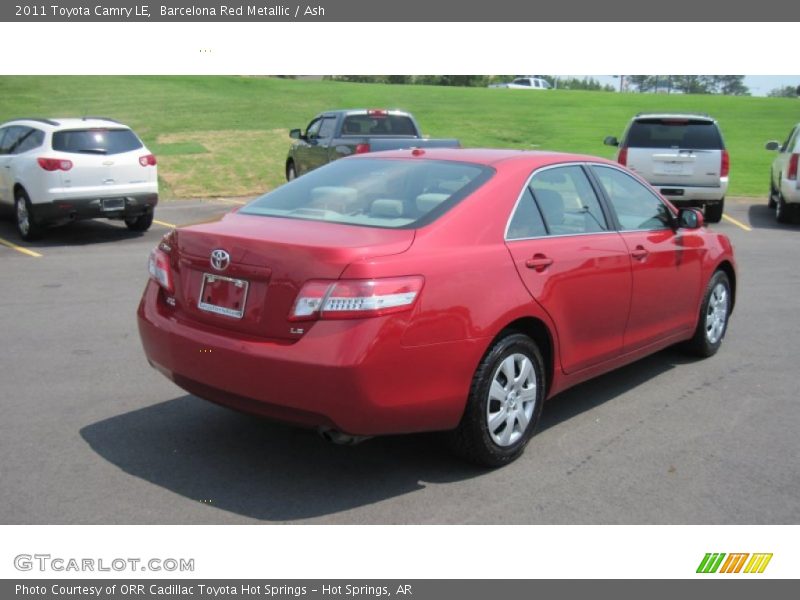 Barcelona Red Metallic / Ash 2011 Toyota Camry LE