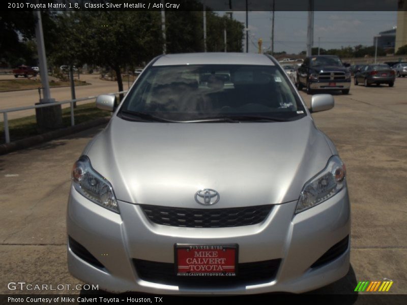Classic Silver Metallic / Ash Gray 2010 Toyota Matrix 1.8