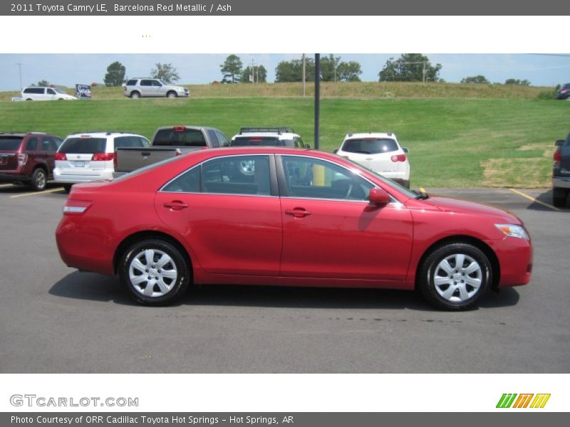Barcelona Red Metallic / Ash 2011 Toyota Camry LE