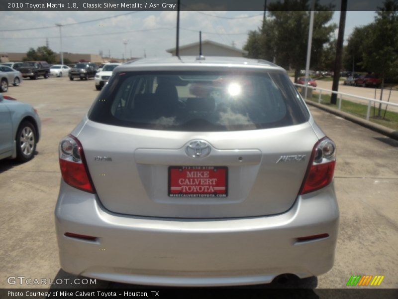 Classic Silver Metallic / Ash Gray 2010 Toyota Matrix 1.8