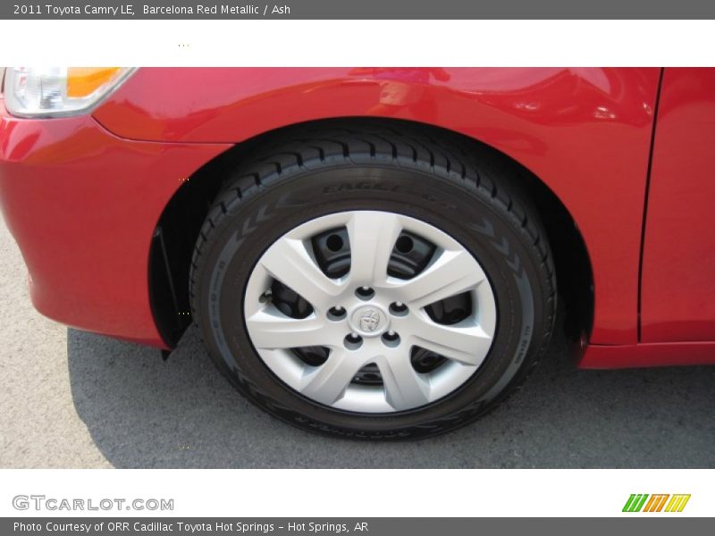 Barcelona Red Metallic / Ash 2011 Toyota Camry LE