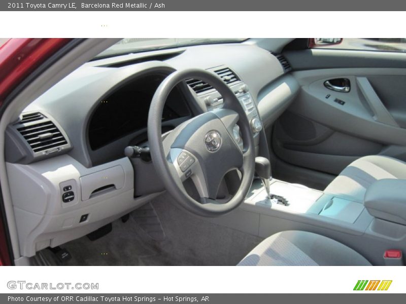 Barcelona Red Metallic / Ash 2011 Toyota Camry LE