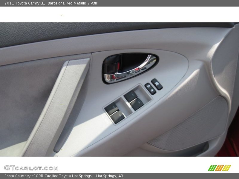 Barcelona Red Metallic / Ash 2011 Toyota Camry LE