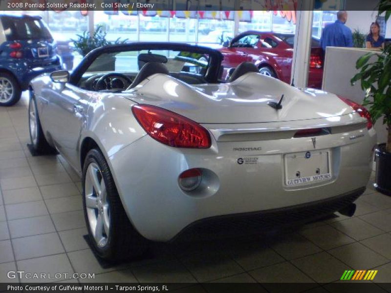 Cool Silver / Ebony 2008 Pontiac Solstice Roadster