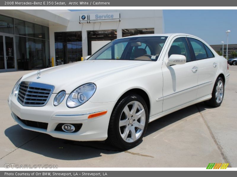 Arctic White / Cashmere 2008 Mercedes-Benz E 350 Sedan